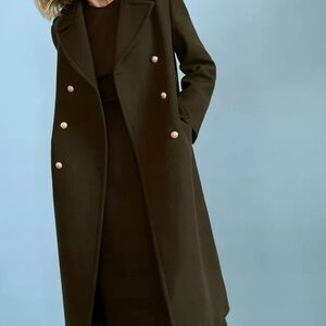 Zara monteco Double-Breasted Trench Coat